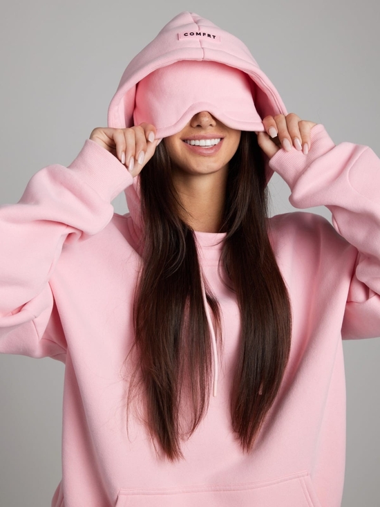 Comfrt Tops - Comfrt Pink Travel Mode Hoodie And Pants Set NEW!!!